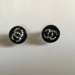 Black Chanel Earrings