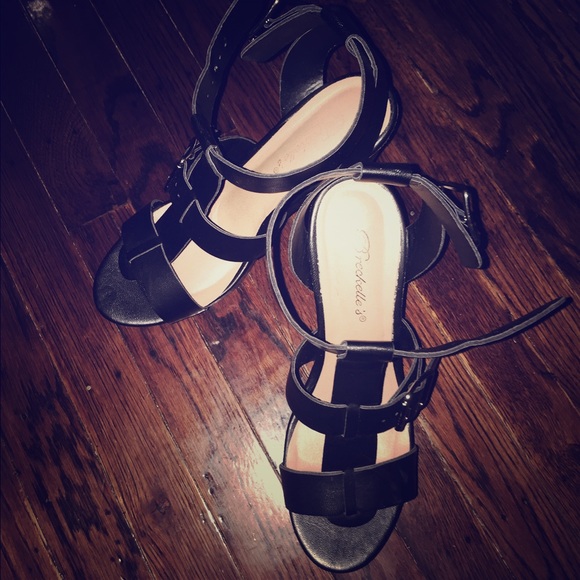 Wedge high heel