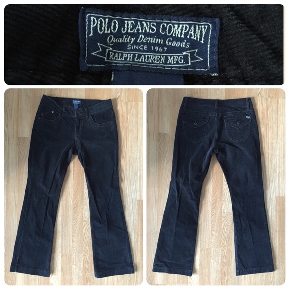 🚫Sold🚫Polo Jean Co. black corduroy pants sz 10. - Picture 2 of 4