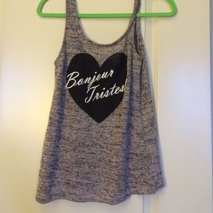 "Bonjour tristesse" tank