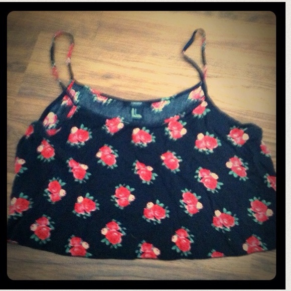 Floral crop top - Picture 2 of 2