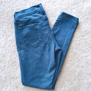 Polka dotted jeans