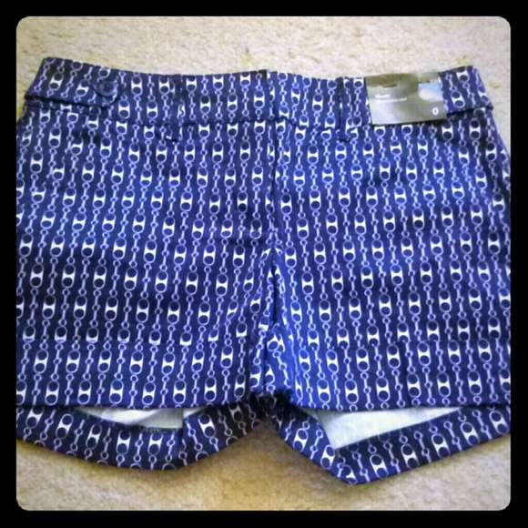 NEW Dressy Shorts Casual Blue 0 XS