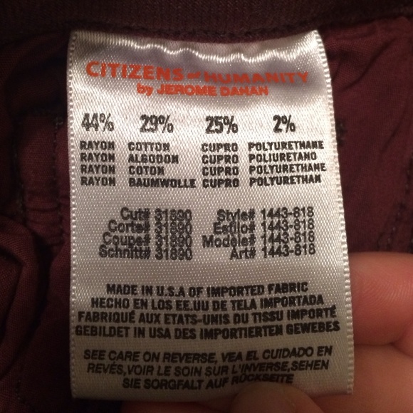 Citizens of humanity wax jeans - Picture 4 of 4