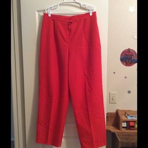 Red Jaclyn Smith Pants