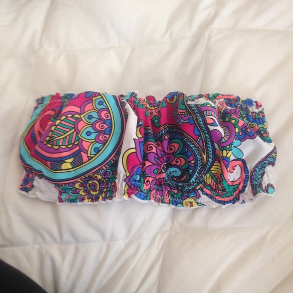 Paisley Swim Top (Candies Brand) size M