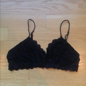 black Urban Outfitters bralette