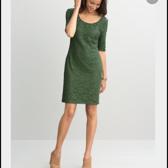 Banana Republic green lace