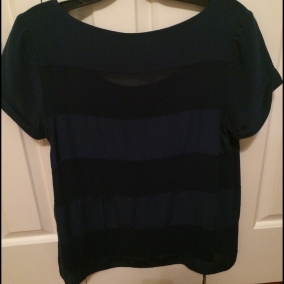 Navy anthropolgie top - Picture 4 of 4