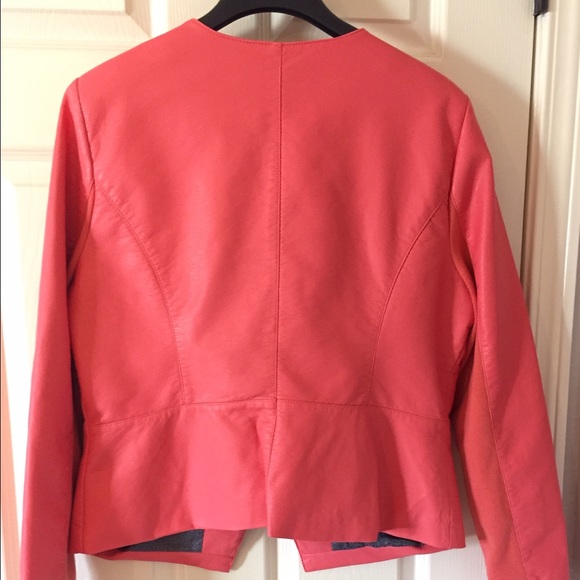 BRAND NEW - Black Rivet Faux-leather jacket - Picture 3 of 4