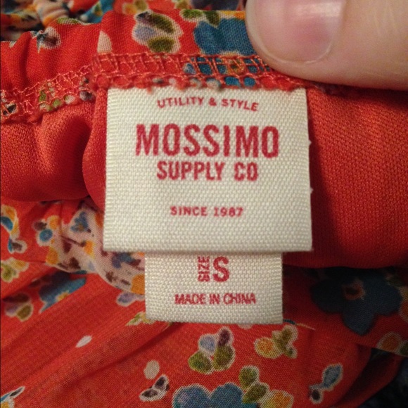 Orange Floral Dress - Picture 4 of 4