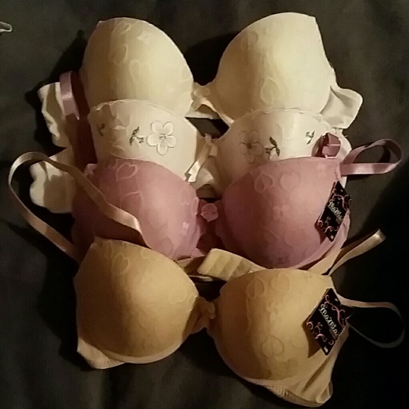 34B BRA BUNDLE! Lavender/Nude/white (2)