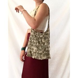 Free People Small Black and White Tote