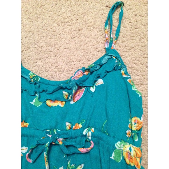 Blue Floral Dress - Picture 2 of 3