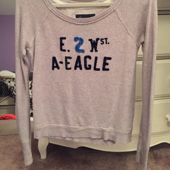 American eagle off the shoulder sweater