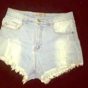 high waisted shorts size 7