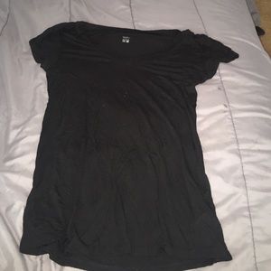 Black flowy shirt sleeve