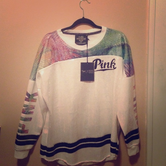 LIMITED EDITION PINK sequin top!