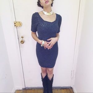 Free People Grey Knit Dress