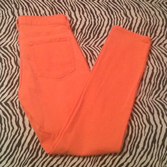 GAP Denim - Orange Gap skinny jeans