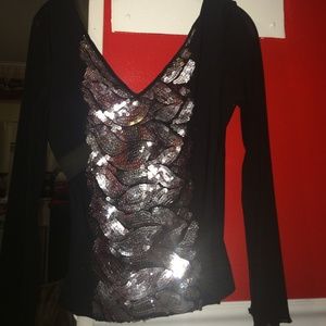 Stylish sequin top