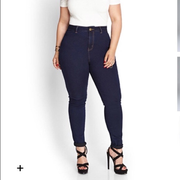 Forever 21 high waisted, plus size pants