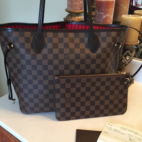 💰SOLD💰 Louis Vuitton Neverfull MM Damier Ebene
