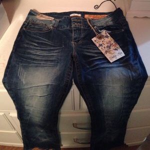 NWT Indigo Rein Dark Wash Bootcut Jeans