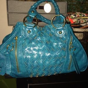Real and gold large purse