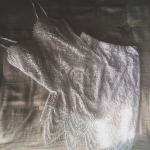 ANGL White/Nude Lace Set