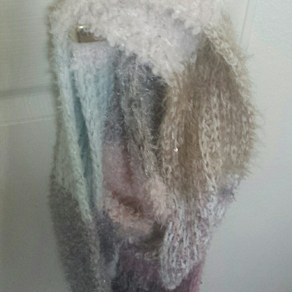 Multicolor Pastel Infinity Scarf, Hat, & Headband