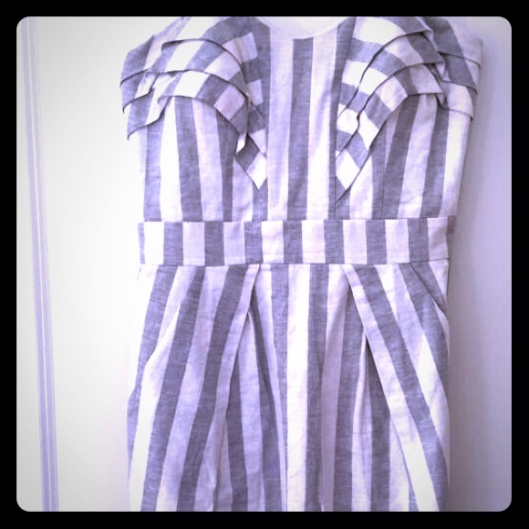 Striped halter dress