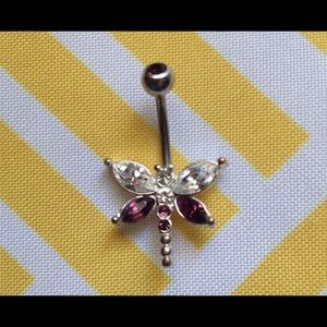 New never used butterfly belly ring
