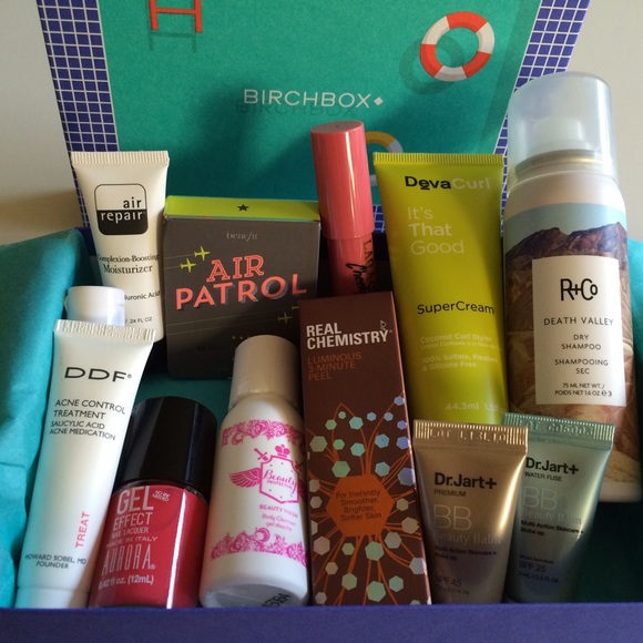 August Birchbox + Extra Beauty/Makeup Samples