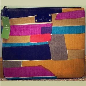 KATE SPADE ADRIANNE GALLERY ROW POUCH/HAND BAG
