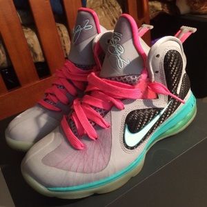 Lebrons size 4 with no sole, so fit a little big