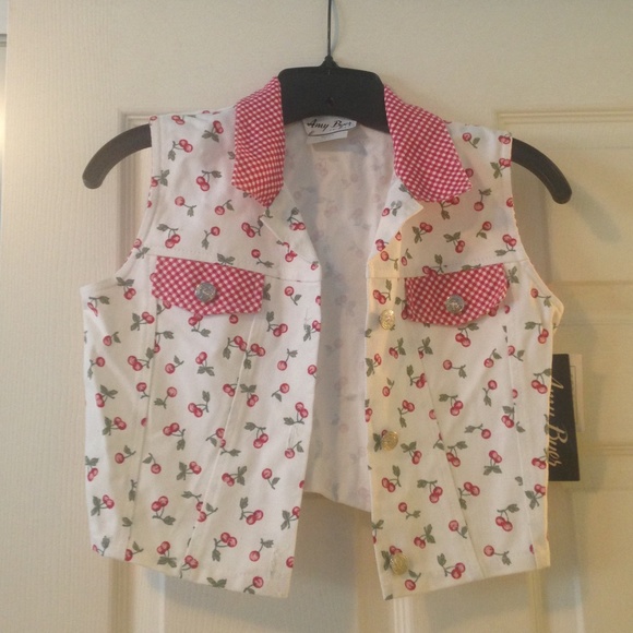 Jean cherry vest