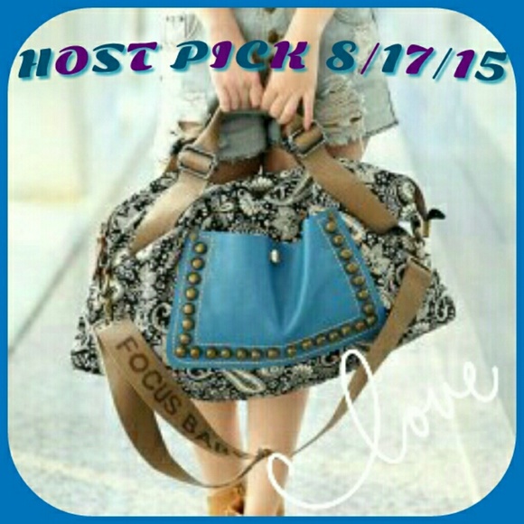 Handbags - **HP** Vintage Ethnic Style Rivet Large Tote