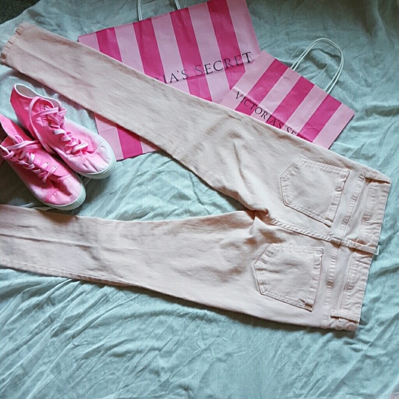 Life In Progress Rosie Peach Skinny Jeans - Picture 2 of 4