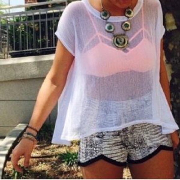 | LF | print soft shorts