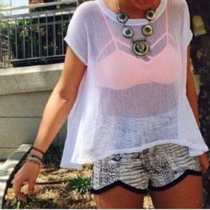 | LF | print soft shorts