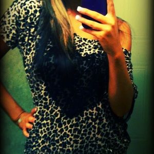 Leopard blouse