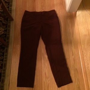 Loft maroon dress pants