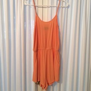 Urban Outfitters Orange Romper
