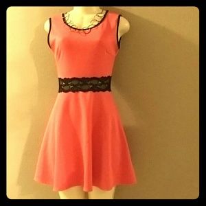 Cute Dark Peach Dress