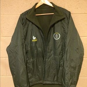 Stussy fleece/nylon jacket