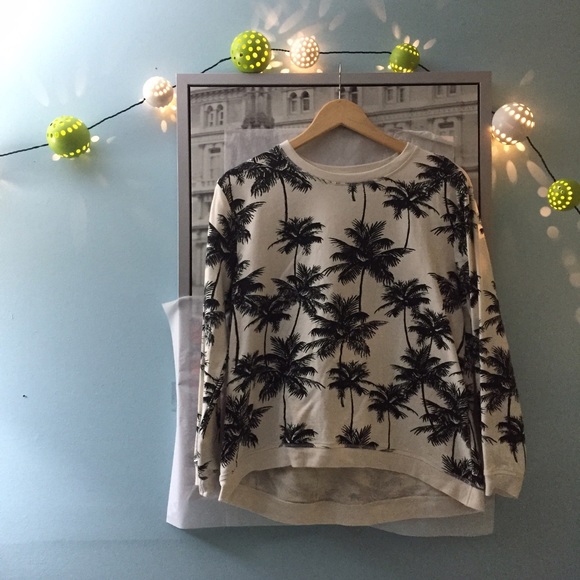 Palm Tree Sweatshirt - Picture 1 of 4