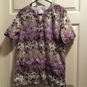 💖Multicolor Scrub Top💖