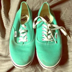 Turquoise vans