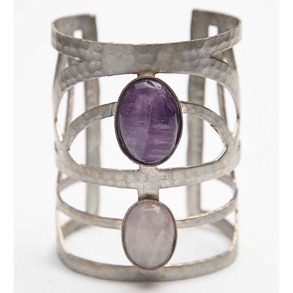 Free People Caged Stone Cuff